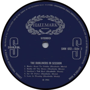 The Dubliners : In Session (LP, Album)