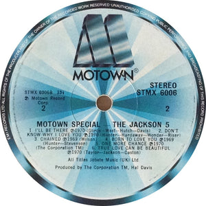 The Jackson 5 : Motown Special (LP, Comp)