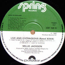 Load image into Gallery viewer, Millie Jackson : Live And Outrageous (Rated XXX) (LP, Album)
