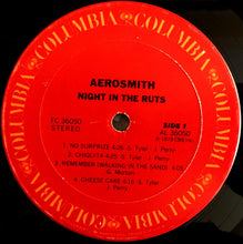 Load image into Gallery viewer, Aerosmith : Night In The Ruts (LP, Album, Pit)
