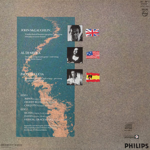 John McLaughlin, Al Di Meola, Paco De Lucia* : Passion, Grace & Fire (LP, Album)