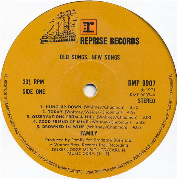 Buy Family : Old Songs, New Songs (LP, Comp) online for the lowest ...