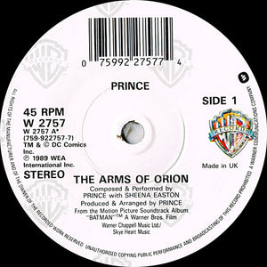 Prince : The Arms Of Orion (7", Single)