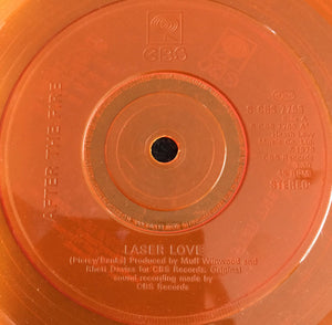 After The Fire : Laser Love (7", Single, Ora)