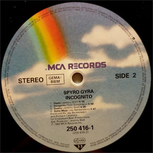 Spyro Gyra : Incognito (LP, Album, RE)