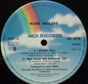 Kim Wilde : You Keep Me Hangin' On (Extended Mix) (12", Single)