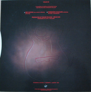 David Sylvian : Red Guitar (12", Single)