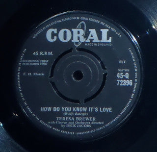 Teresa Brewer : How Do You Know It's Love (7