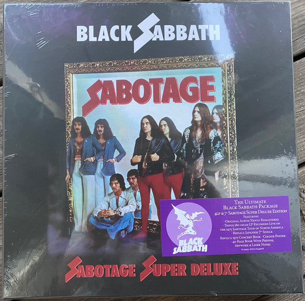 Black Sabbath : Sabotage Super Deluxe (LP, Album, RE, RM, 180 + 3xLP, 180 + 7