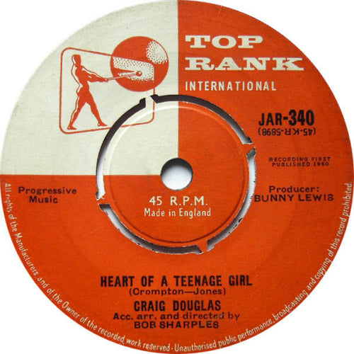 Craig Douglas (2) : Heart Of A Teenage Girl (7