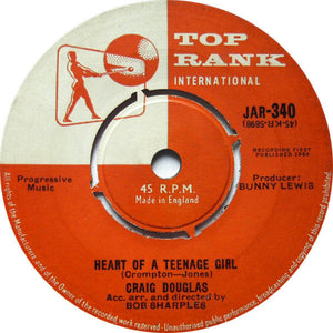 Craig Douglas (2) : Heart Of A Teenage Girl (7", Single)