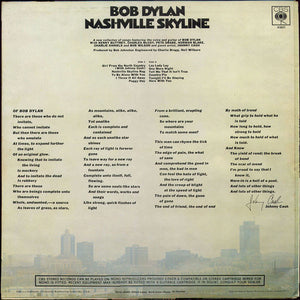 Bob Dylan : Nashville Skyline (LP, Album, Mono)
