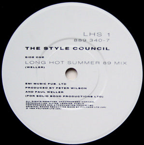 The Style Council : Long Hot Summer 89 (7", Single, Pap)