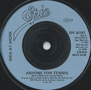 Men At Work : Who Can It Be Now (7", Single)