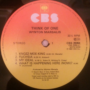 Wynton Marsalis : Think Of One (LP, Album)