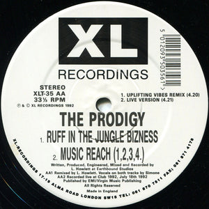 The Prodigy : Out Of Space (12", Single, RE)