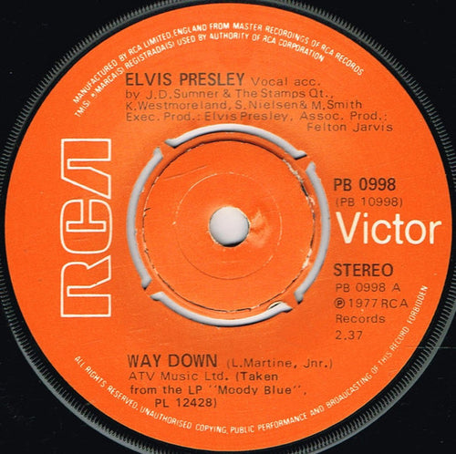 Elvis Presley : Way Down (7