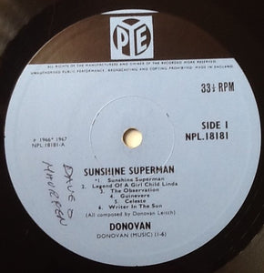 Donovan : Sunshine Superman (LP, Mono)