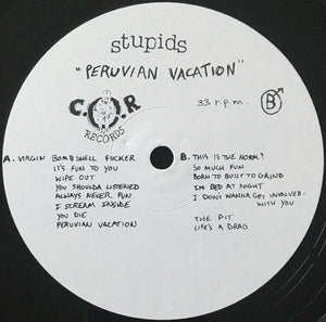 Stupids : Peruvian Vacation (LP, Album, Blu)