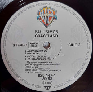 Paul Simon : Graceland (LP, Album, Emb)