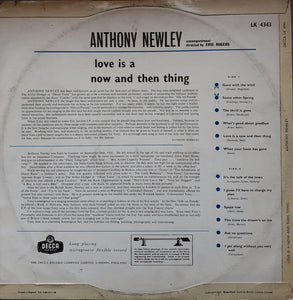 Anthony Newley : Love Is A Now And Then Thing (LP, Album, Mono)