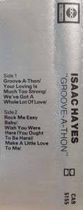 Isaac Hayes : Groove-A-Thon (Cass, Album)