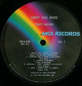 Tracy Nelson : Sweet Soul Music (LP, Album, Glo)