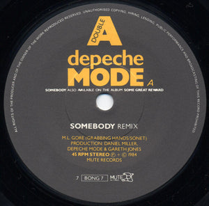 Depeche Mode : Blasphemous Rumours / Somebody (7", Single)