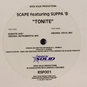 Scape : Tonite (12")