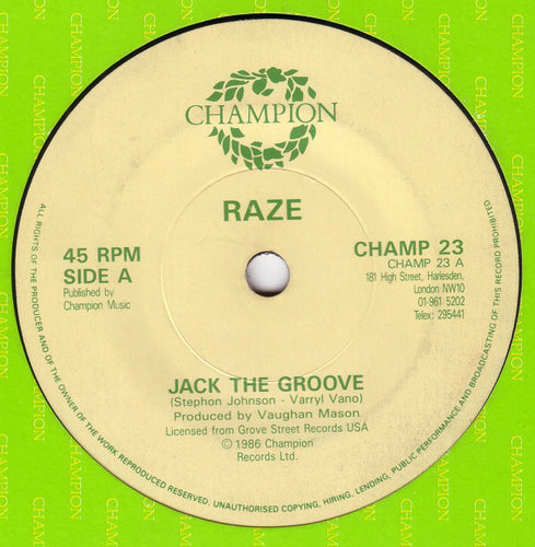Raze : Jack The Groove (7