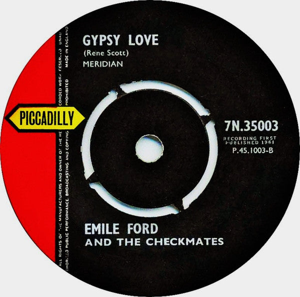 Emile Ford & The Checkmates : Half Of My Heart (7