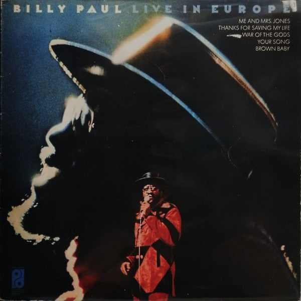 Billy Paul : Live In Europe (LP, Album)