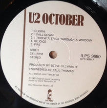Load image into Gallery viewer, U2 : October (LP, Album)
