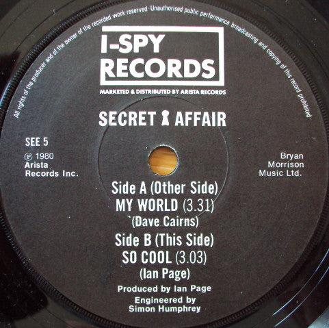 Secret Affair : My World (7