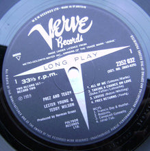 Load image into Gallery viewer, The Lester Young-Teddy Wilson Quartet : Prez &amp; Teddy (2xLP, Comp, Mono, RE)
