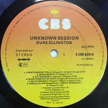 Load image into Gallery viewer, Duke Ellington : Unknown Session (LP, Album, RE)
