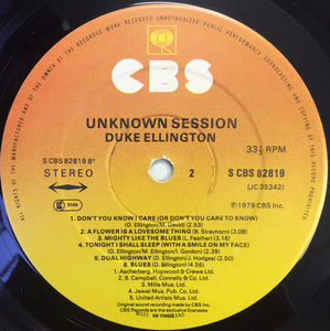 Duke Ellington : Unknown Session (LP, Album, RE)