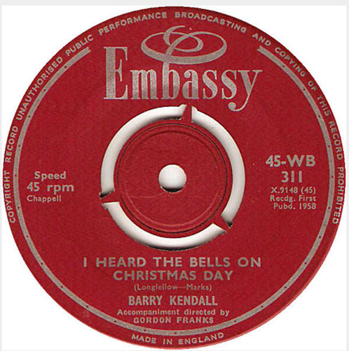 Barry Kendall : I Heard The Bells On Christmas Day (7