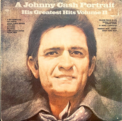 Johnny Cash : A Johnny Cash Portrait (His Greatest Hits, Volume II) (LP, Comp)