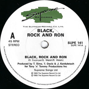 Black Rock & Ron : Black, Rock And Ron (7")