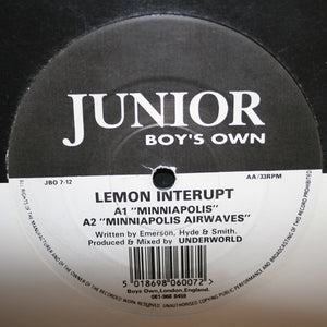 Lemon Interupt : Dirty / Minniapolis (12")