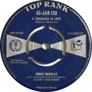 Craig Douglas (2) : A Teenager In Love (7", Single)