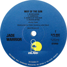 Load image into Gallery viewer, Jade Warrior : Way Of The Sun (LP, Album)
