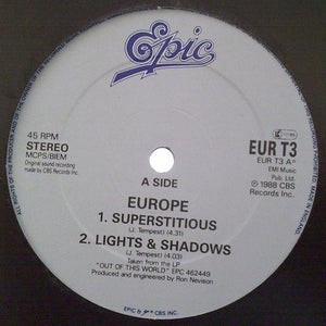 Europe (2) : Superstitious (12", Maxi)