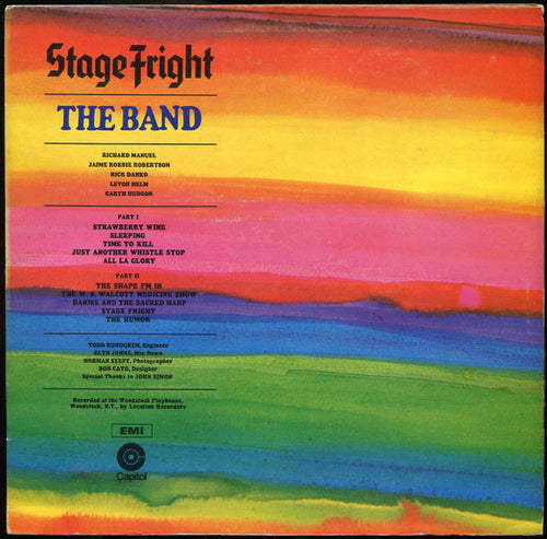 The Band : Stage Fright (LP, Album, Gat)