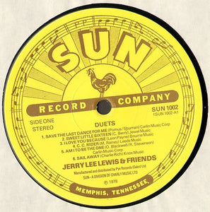 Jerry Lee Lewis And Friends : Duets (LP, Album, Mono)