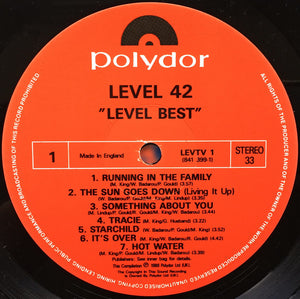 Level 42 : Level Best (LP, Album, Comp, Glo)