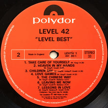 Load image into Gallery viewer, Level 42 : Level Best (LP, Album, Comp, Glo)
