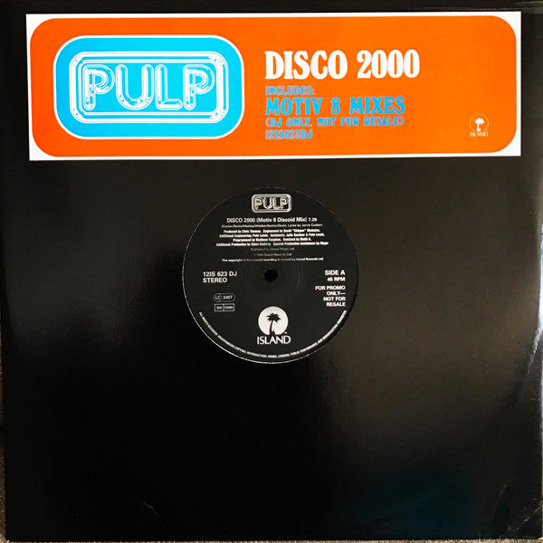 Pulp : Disco 2000 (12