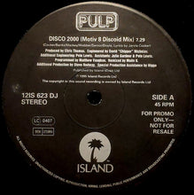 Load image into Gallery viewer, Pulp : Disco 2000 (12&quot;, Promo)
